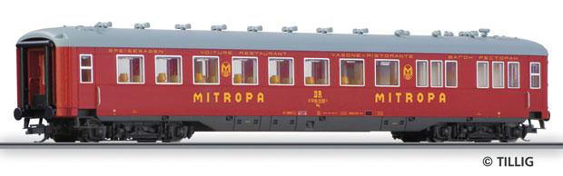 Restaurant car "MITROPA"<br /><a href='images/pictures/Tillig/16973.jpg' target='_blank'>Full size image</a>